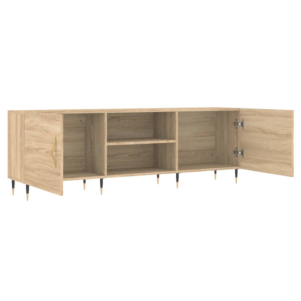 Tv-Benk Sonoma Eik 150X30X50 Cm Konstruert Tre