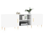Tv-Benk Hvit 150X30X50 Cm Konstruert Tre