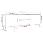 Tv-Benk Hvit 150X30X50 Cm Konstruert Tre