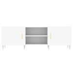 Tv-Benk Hvit 150X30X50 Cm Konstruert Tre