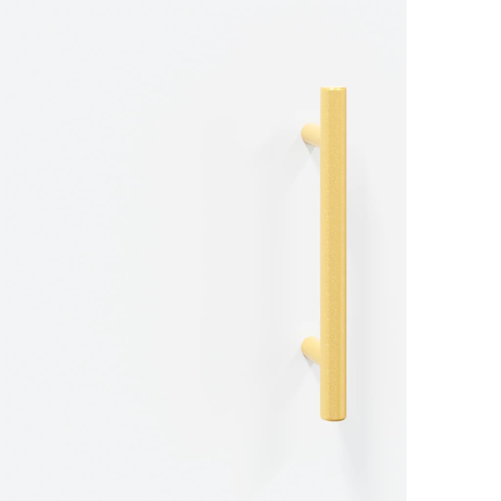 Tv-Benk Hvit 150X30X50 Cm Konstruert Tre