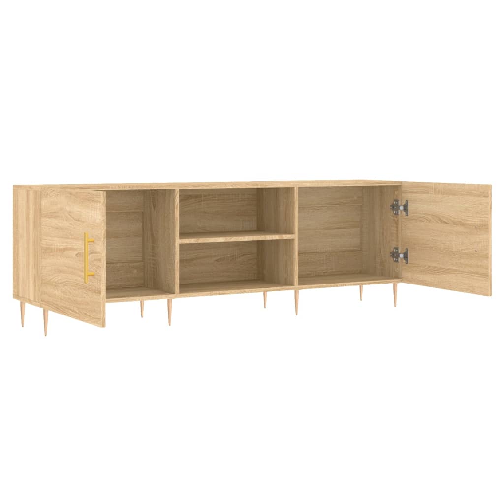 Tv-Benk Sonoma Eik 150X30X50 Cm Konstruert Tre