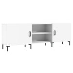 Tv-Benk Hvit 150X30X50 Cm Konstruert Tre