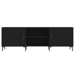 Tv-Benk Svart 150X30X50 Cm Konstruert Tre