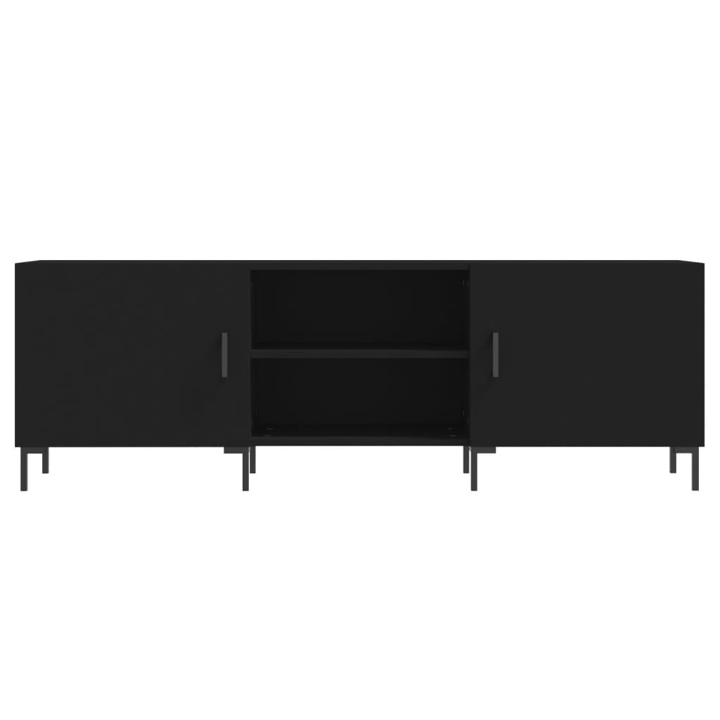 Tv-Benk Svart 150X30X50 Cm Konstruert Tre