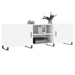 Tv-Benk Hvit 150X30X50 Cm Konstruert Tre