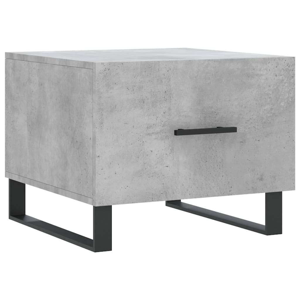 Salongbord 2 Stk Betonggrå 50X50X40 Cm Konstruert Tre