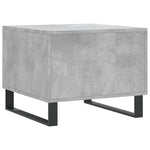Salongbord 2 Stk Betonggrå 50X50X40 Cm Konstruert Tre