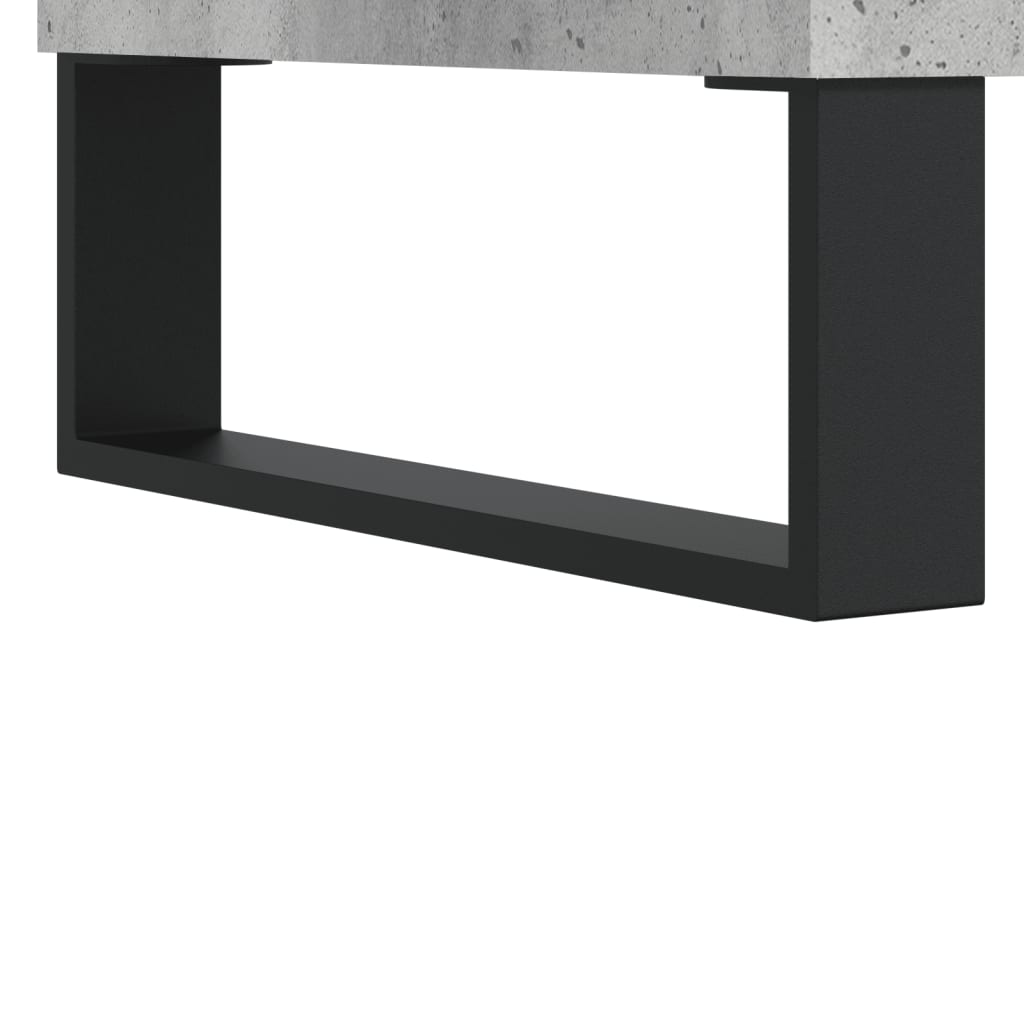 Salongbord 2 Stk Betonggrå 50X50X40 Cm Konstruert Tre
