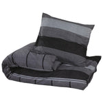 Sengesett Mørkegrå 135X200 Cm Bomull