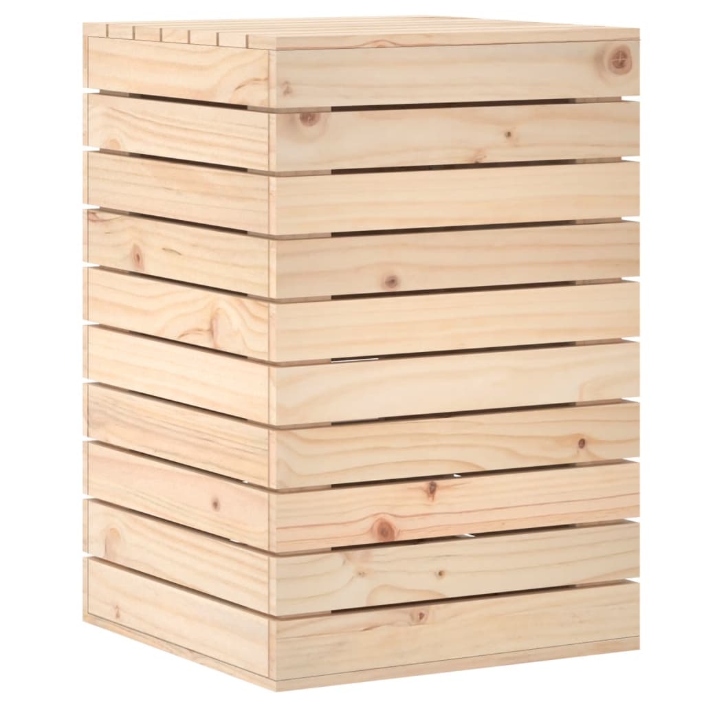 Skittentøyskurv 44X44X66 Cm Heltre Furu