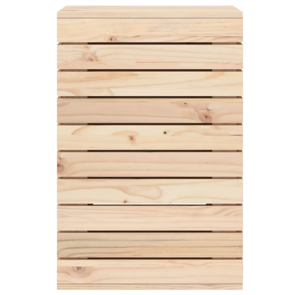 Skittentøyskurv 44X44X66 Cm Heltre Furu