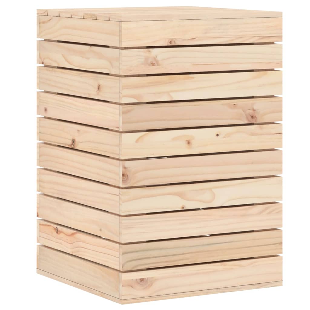 Skittentøyskurv 44X44X66 Cm Heltre Furu