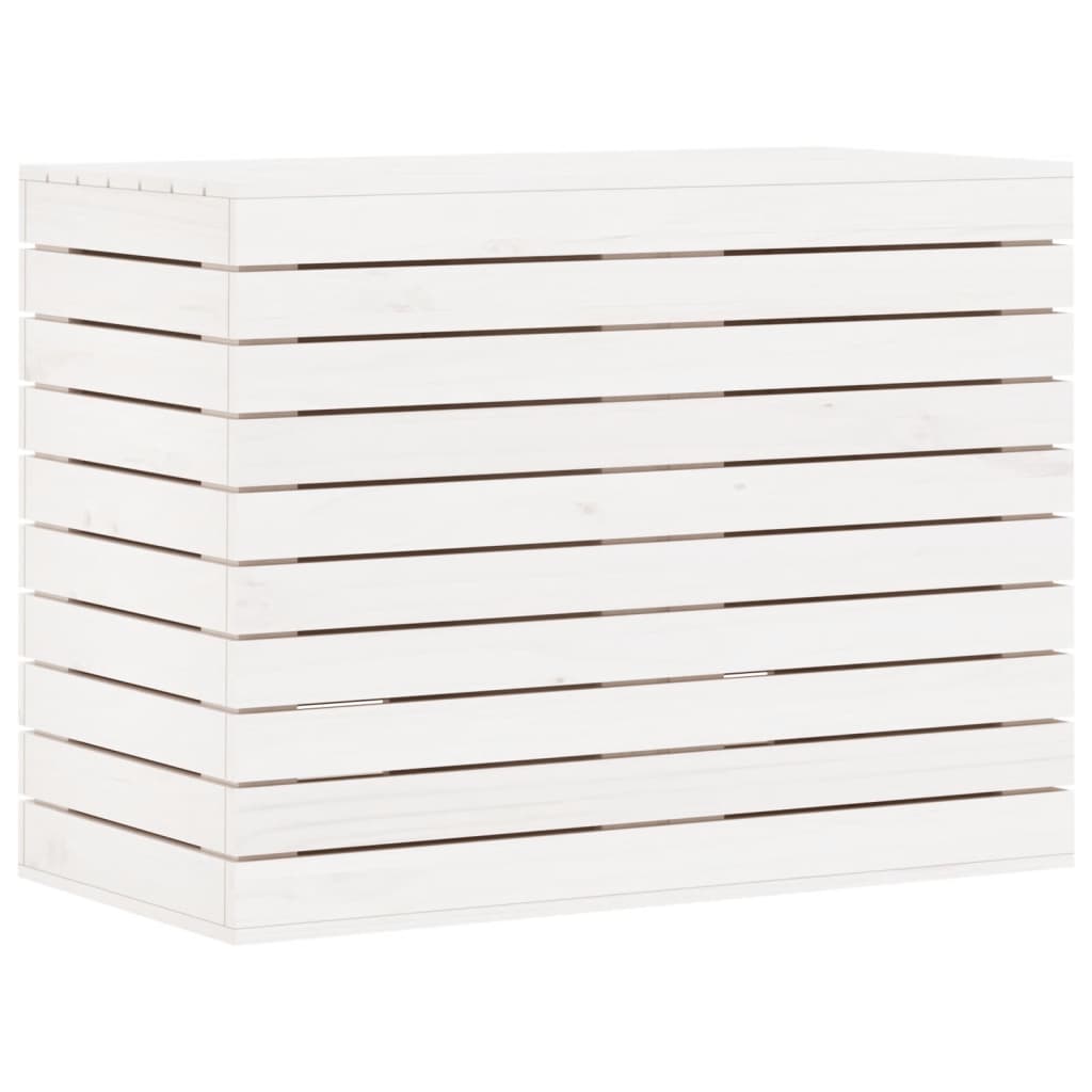 Skittentøyskurv Hvit 88,5X44X66 Cm Heltre Furu