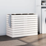 Skittentøyskurv Hvit 88,5X44X66 Cm Heltre Furu