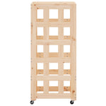 Vedstativ Med Hjul 40X49X110 Cm Heltre Furu