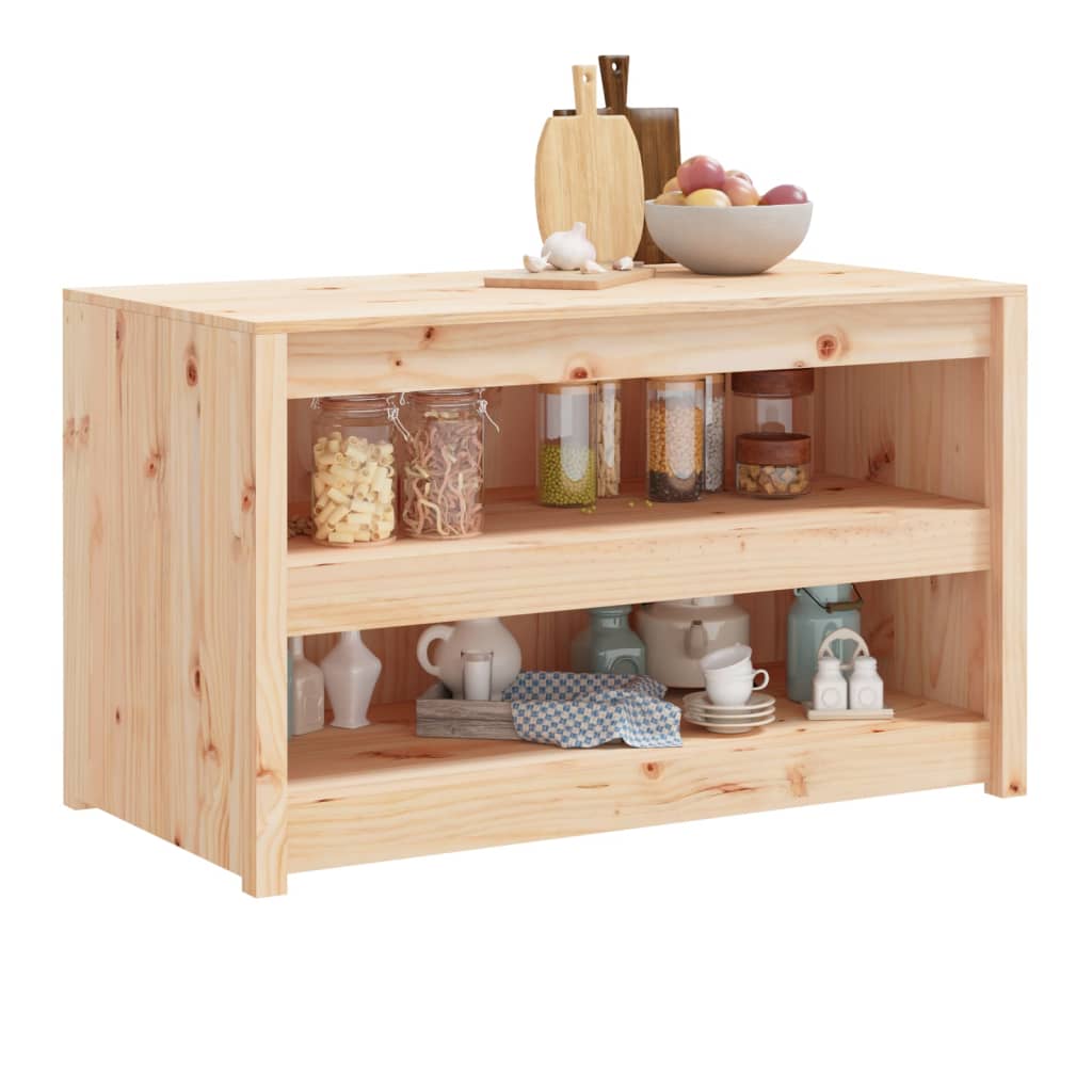 Utekjøkkenskap 106X55X64 Cm Heltre Furu
