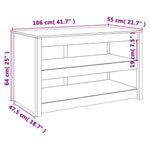 Utekjøkkenskap 106X55X64 Cm Heltre Douglasgran