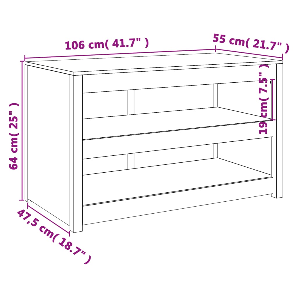 Utekjøkkenskap 106X55X64 Cm Heltre Douglasgran
