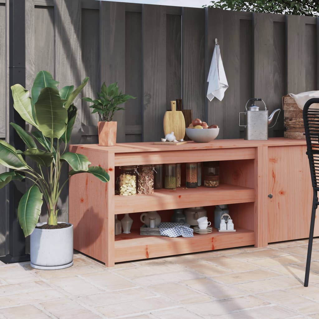 Utekjøkkenskap 106X55X64 Cm Heltre Douglasgran