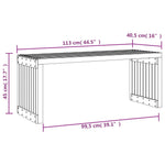 Hagebenk Utvidbar 212,5X40,5X45 Cm Heltre Douglasgran