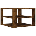 Salongbord Røkt Eik 59,5X59,5X40 Cm Konstruert Tre
