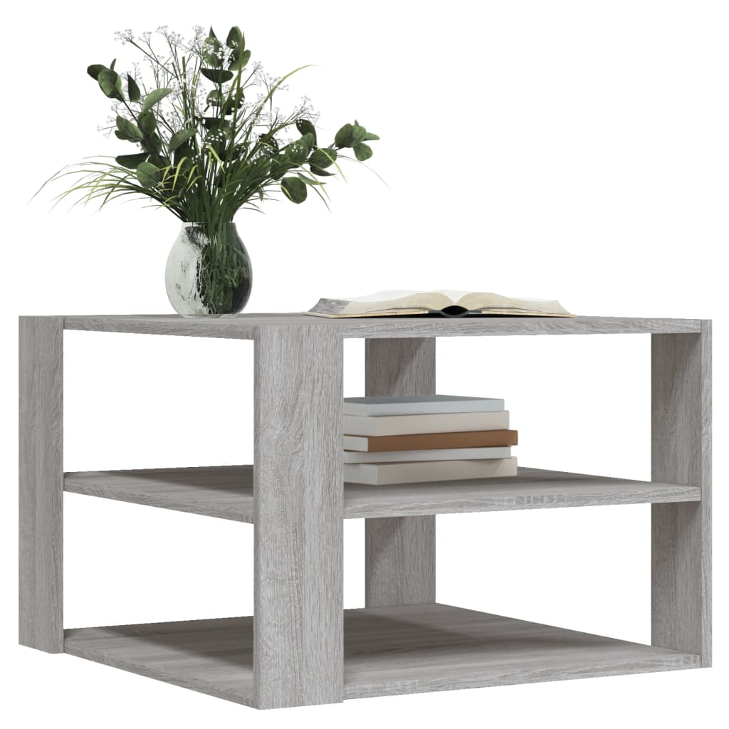 Salongbord Grå Sonoma 59,5X59,5X40 Cm Konstruert Tre