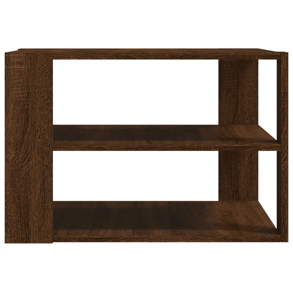 Salongbord Brun Eik 59,5X59,5X40 Cm Konstruert Tre