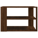 Salongbord Brun Eik 59,5X59,5X40 Cm Konstruert Tre