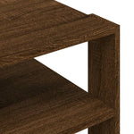 Salongbord Brun Eik 59,5X59,5X40 Cm Konstruert Tre