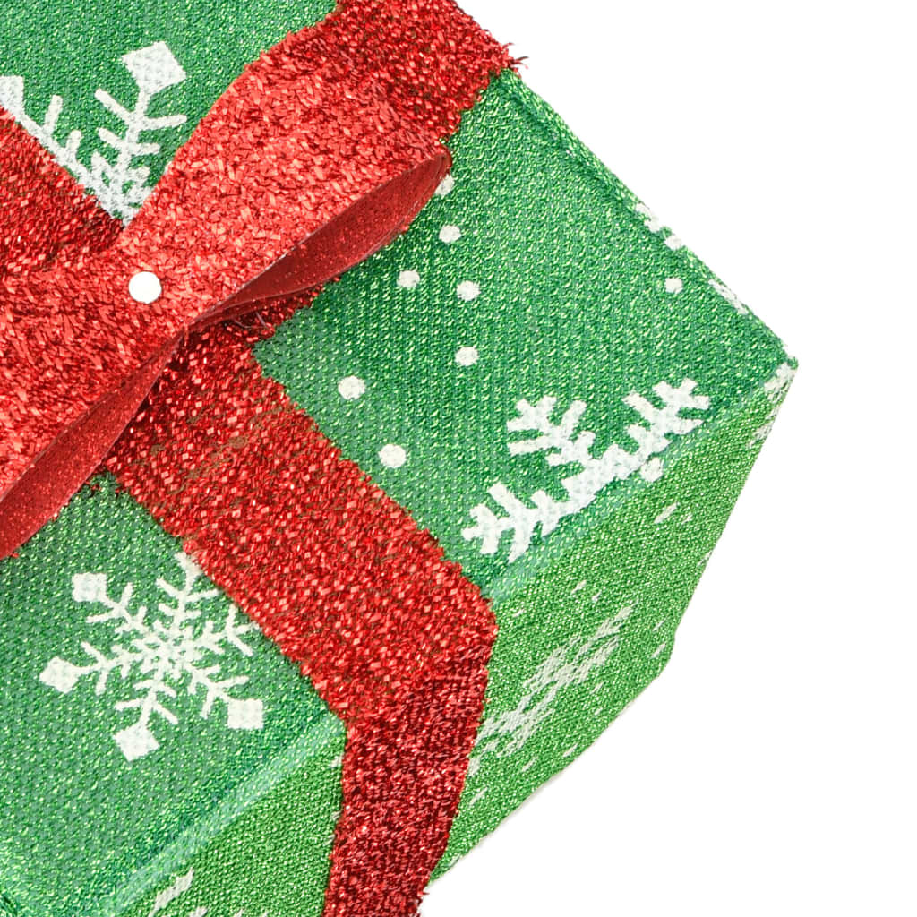 Opplyste Julegaver 3 Stk 64 Lysdioder Varm Hvit