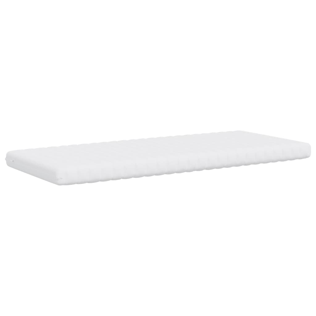 Skummadrass Hvit 80X200 Cm 7-Zone Hardhet 20 Ild
