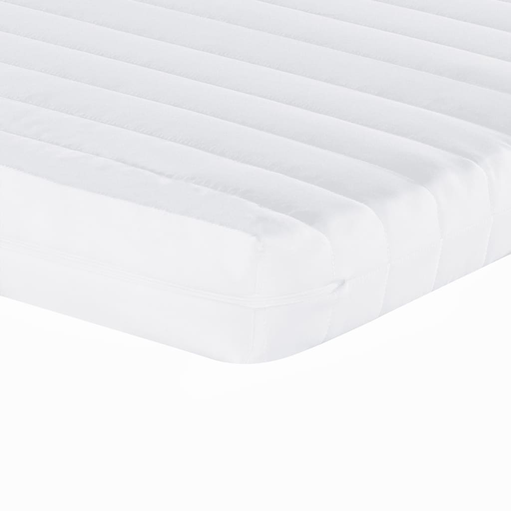 Skummadrass Hvit 80X200 Cm 7-Zone Hardhet 20 Ild