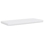Skummadrass Hvit 90X190 Cm 7-Zone Hardhet 20 Ild