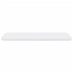 Skummadrass Hvit 90X190 Cm 7-Zone Hardhet 20 Ild