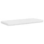Skummadrass Hvit 100X200 Cm 7-Zone Hardhet 20 Ild