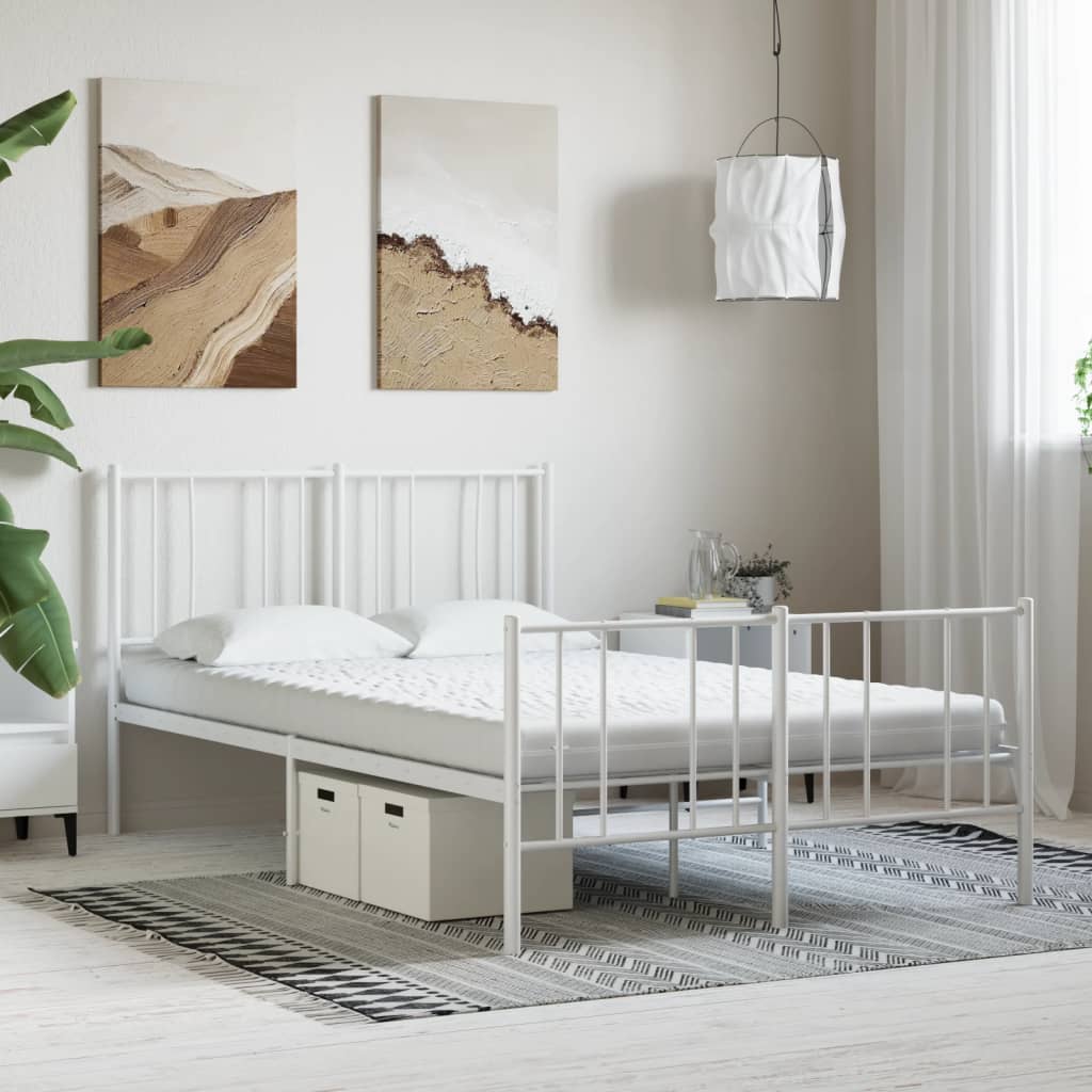 Skummadrass Hvit 120X200 Cm 7-Zone Hardhet 20 Ild