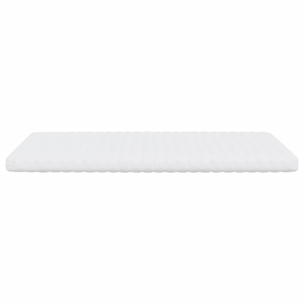 Skummadrass Hvit 140X190 Cm 7-Zone Hardhet 20 Ild