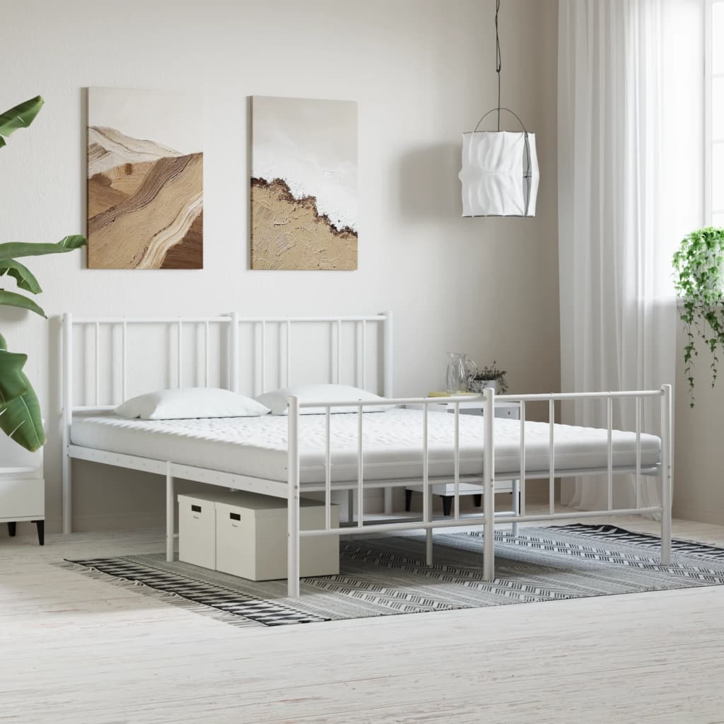 Skummadrass Hvit 160X200 Cm 7-Zone Hardhet 20 Ild