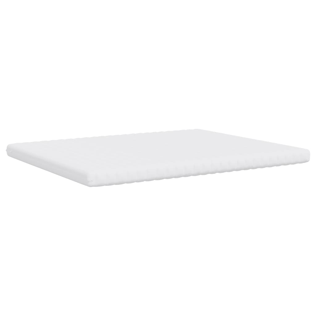 Skummadrass Hvit 160X200 Cm 7-Zone Hardhet 20 Ild