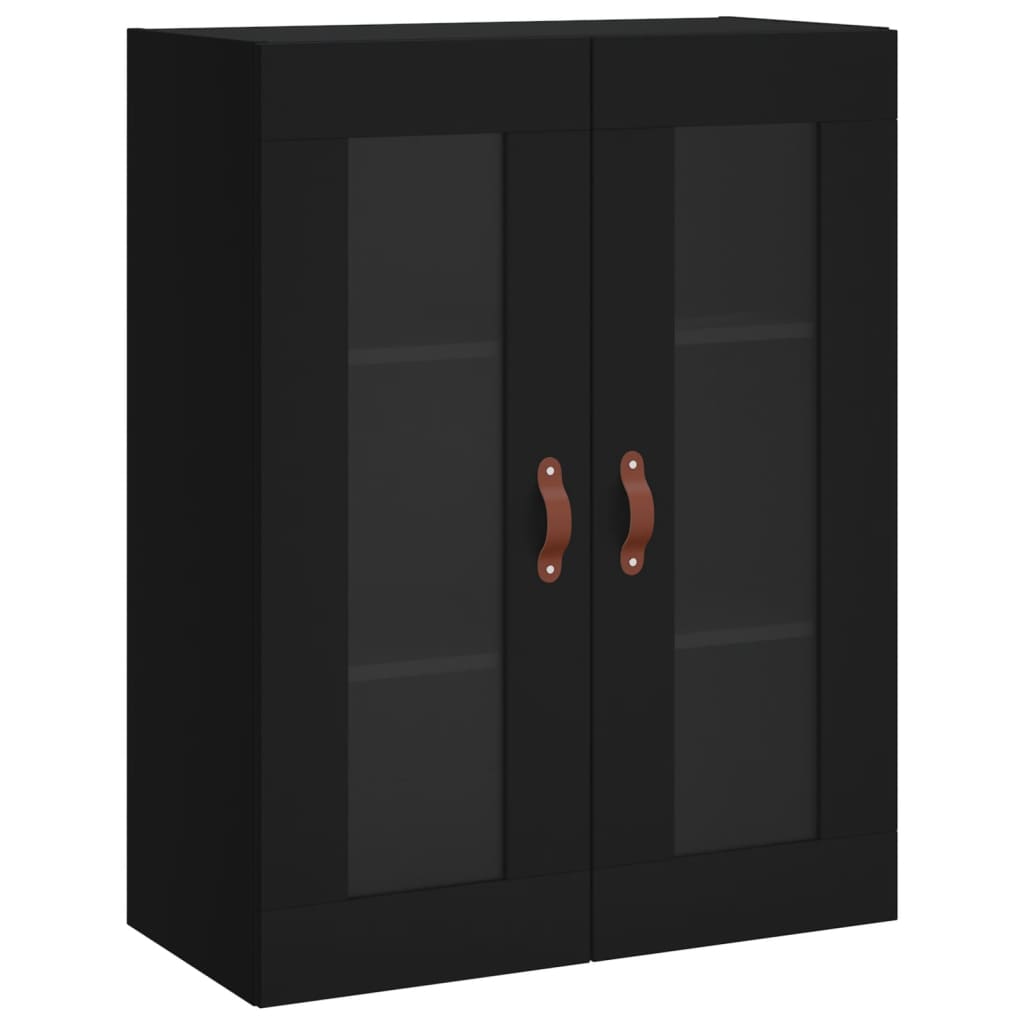 Veggskap Svart 69,5X34X90 Cm