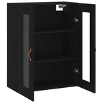 Veggskap Svart 69,5X34X90 Cm