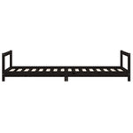 Barnesengeramme Svart 90X200 Cm Heltre Furu