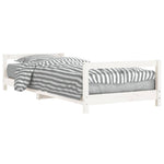 Barnesengeramme Hvit 90X190 Cm Heltre Furu