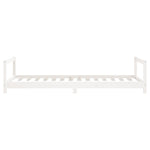 Barnesengeramme Hvit 90X190 Cm Heltre Furu