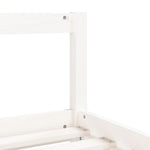 Barnesengeramme Hvit 90X190 Cm Heltre Furu