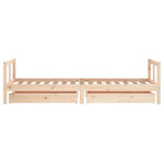 Barnesengeramme Med Skuffer 80X200 Cm Heltre Furu