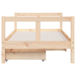 Barnesengeramme Med Skuffer 80X160 Cm Heltre Furu