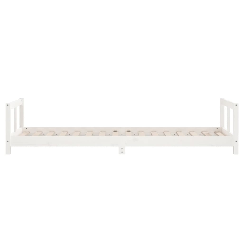 Barnesengeramme Hvit 90X200 Cm Heltre Furu