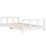Barnesengeramme Hvit 90X200 Cm Heltre Furu